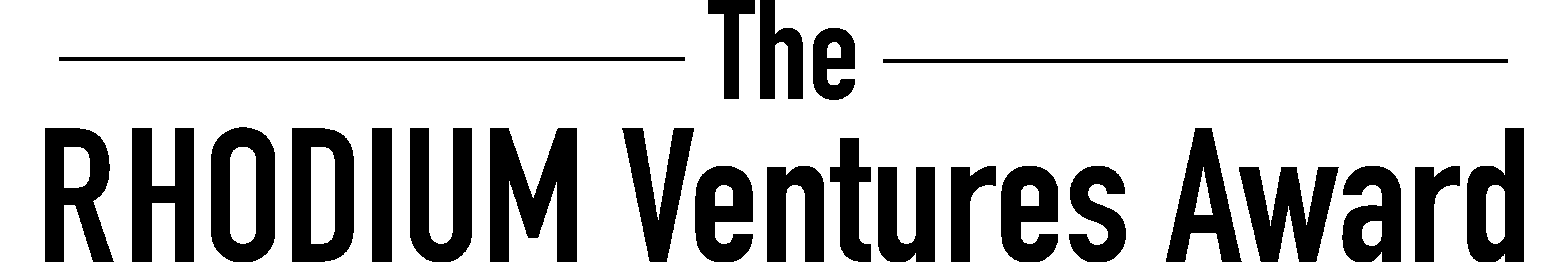 The Rhodium Ventures Award Title